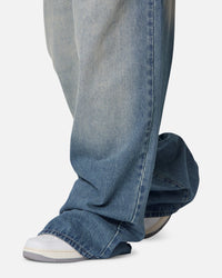 MNML Baggy Washed Rave Denim Jeans Medium Blue