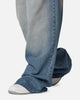MNML Baggy Washed Rave Denim Jeans Medium Blue