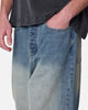 MNML Baggy Washed Rave Denim Jeans Medium Blue