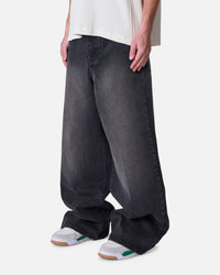 MNML Baggy Washed Rave Denim Jeans Vintage Black