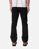 MNML Raw Bootcut Denim Jeans Rinsed Black