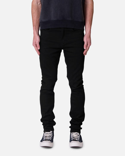 MNML Raw Skinny Denim Jeans Rinsed Black