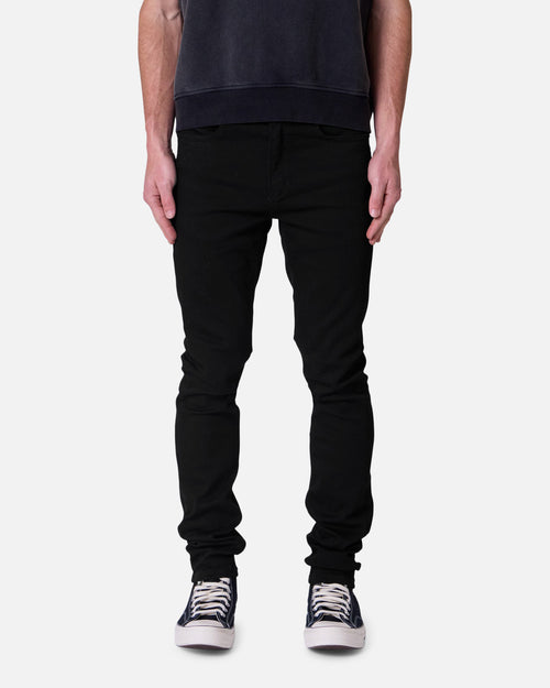 MNML Raw Skinny Denim Jeans Rinsed Black