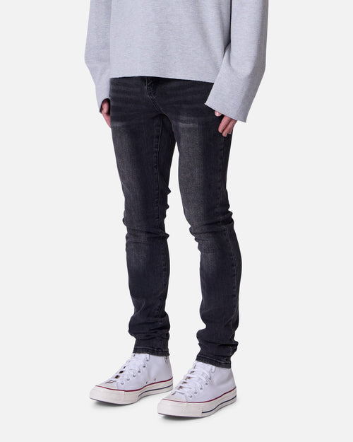 MNML Skinny Denim Jeans Washed Black