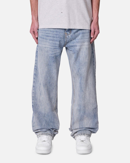 MNML Ultra Baggy Denim Jeans Light Blue