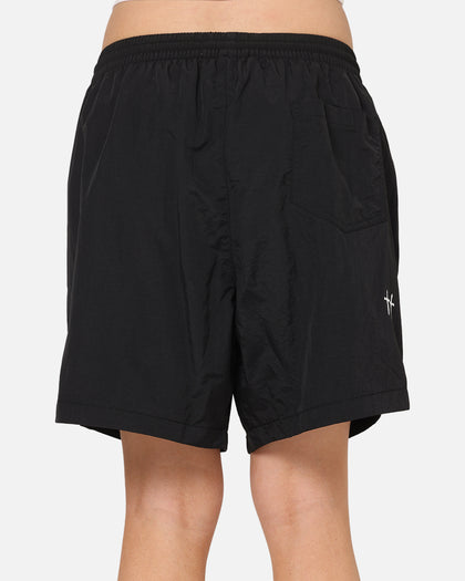 Saint Morta Saint Studios Logo Nylon Shorts Black