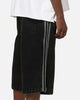 Adidas Firebird Denim Shorts Black Denim