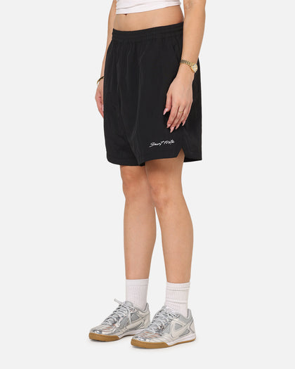 Saint Morta Scription Nylon Shorts Black