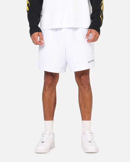 Saint Morta Scription Nylon Shorts White