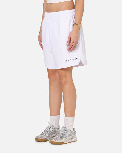 Saint Morta Scription Nylon Shorts White