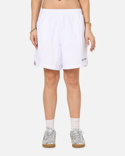Saint Morta Scription Nylon Shorts White