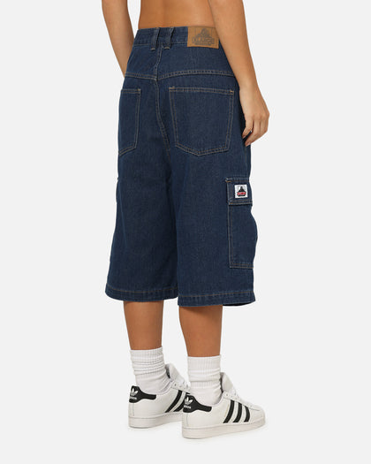 X-Large Baggy Cargo Denim 91 Shorts Dark Indigo