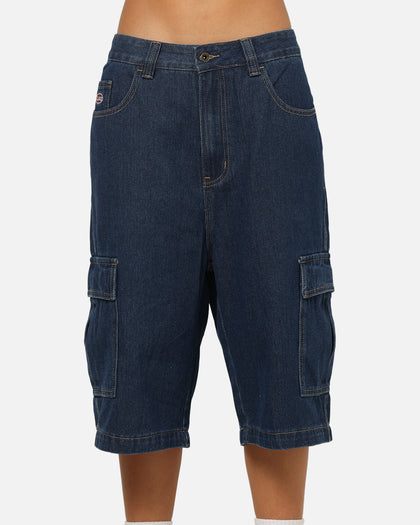 X-Large Baggy Cargo Denim 91 Shorts Dark Indigo