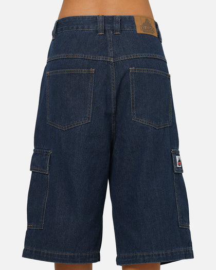 X-Large Baggy Cargo Denim 91 Shorts Dark Indigo