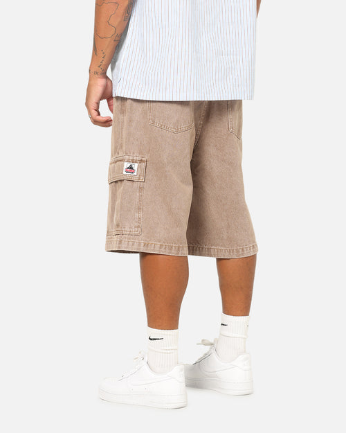 X-Large Baggy Cargo Denim 91 Shorts Smoke