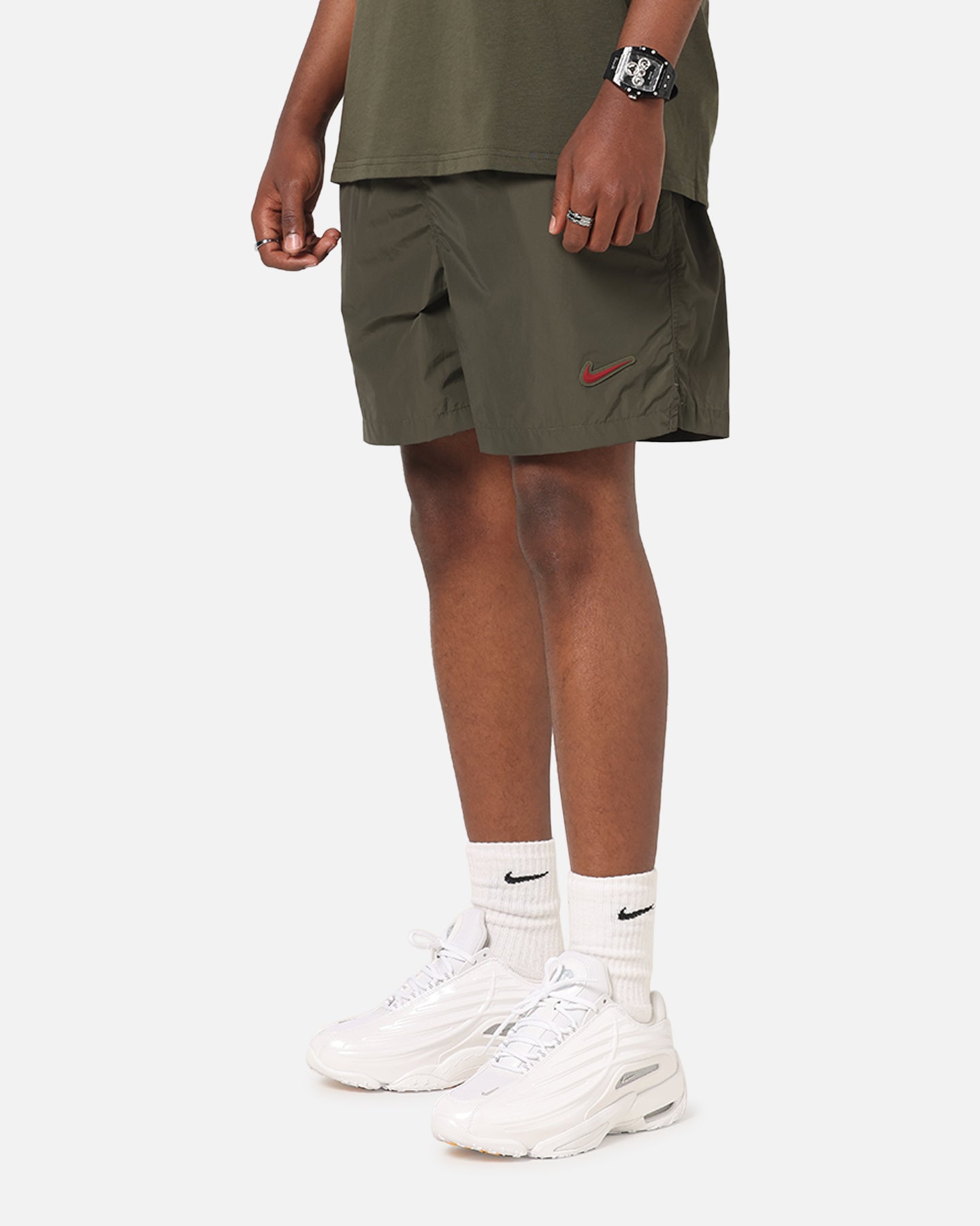 Nike Nocta Cardinal Nylon Shorts Khaki | Culture Kings