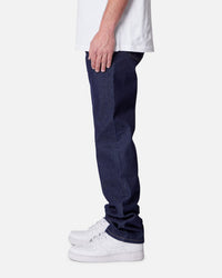 MNML Raw Straight Denim Jeans Rinsed Indigo