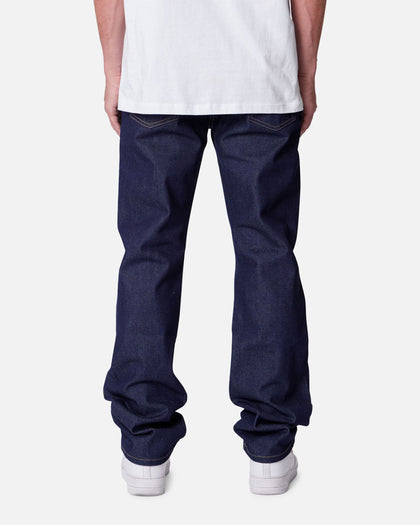 MNML Raw Straight Denim Jeans Rinsed Indigo