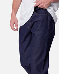 MNML Raw Straight Denim Jeans Rinsed Indigo