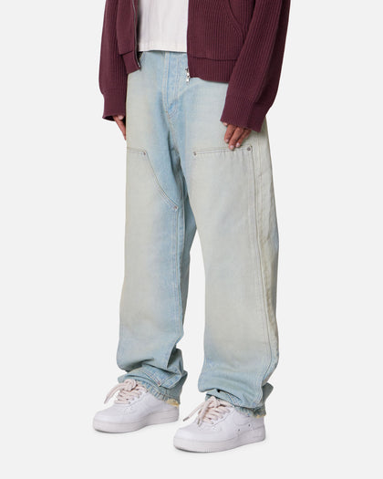 MNML Ultra Baggy Western Jeans Washed Blue