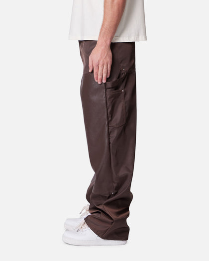 MNML Baggy Nylon Double Knee Pants Brown