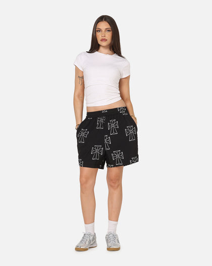 Saint Morta Holy Tide Beach Shorts Black