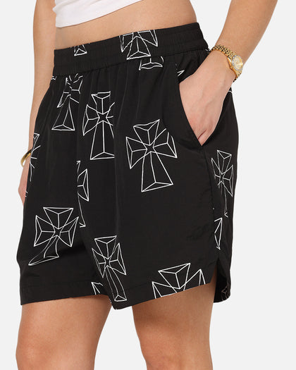 Saint Morta Holy Tide Beach Shorts Black