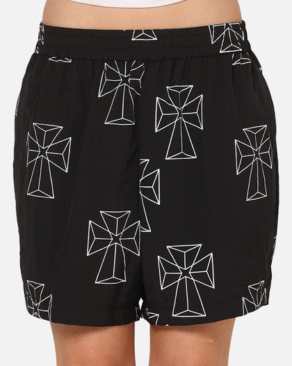 Saint Morta Holy Tide Beach Shorts Black