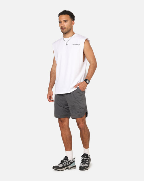 Saint Morta Crested Wing Basketball Shorts Grey