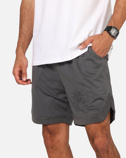 Saint Morta Crested Wing Basketball Shorts Grey