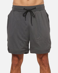 Saint Morta Crested Wing Basketball Shorts Grey