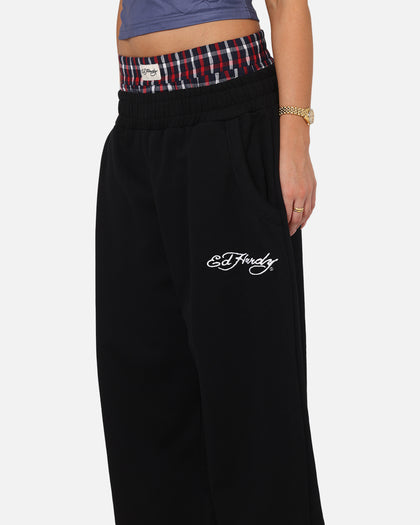 Ed Hardy Boxer Trackpants Black