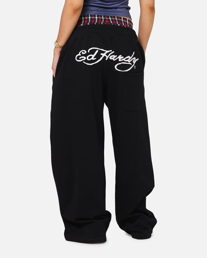Ed Hardy Boxer Trackpants Black