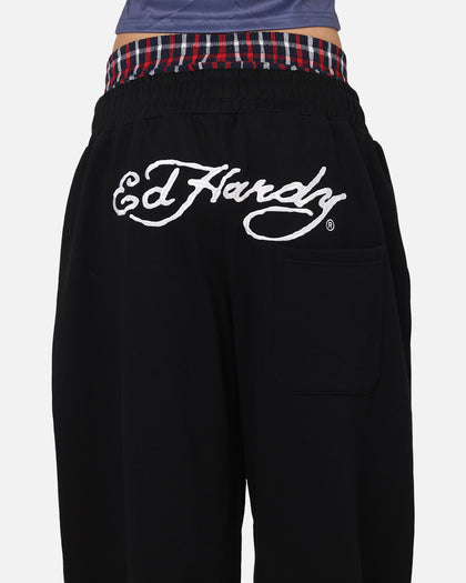 Ed Hardy Boxer Trackpants Black