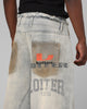 Loiter Layered Western Jeans Blue Wash