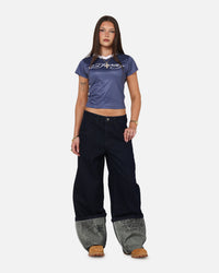 Ed Hardy Women's Cuffed Jeans Indigo