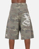 Ed Hardy Distress Camo Carpenter Jorts Camo