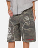 Ed Hardy Distress Camo Carpenter Jorts Camo