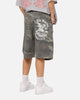 Ed Hardy Distress Camo Carpenter Jorts Camo