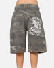 Ed Hardy Distress Camo Carpenter Jorts Camo