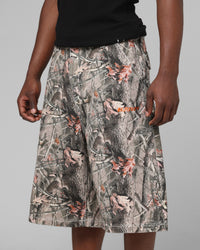 Loiter Biker Jorts Real Tree Camo