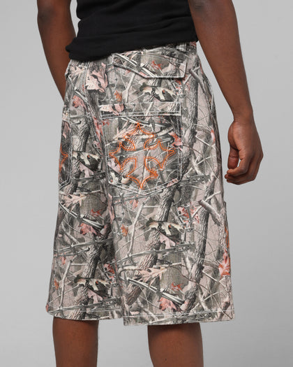 Loiter Biker Jorts Real Tree Camo