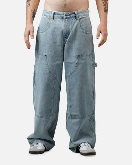 Carre Baggy Work Jeans Light Blue Wash