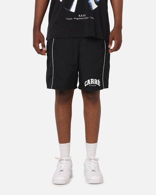 Carre Piped Nylon Shorts Black
