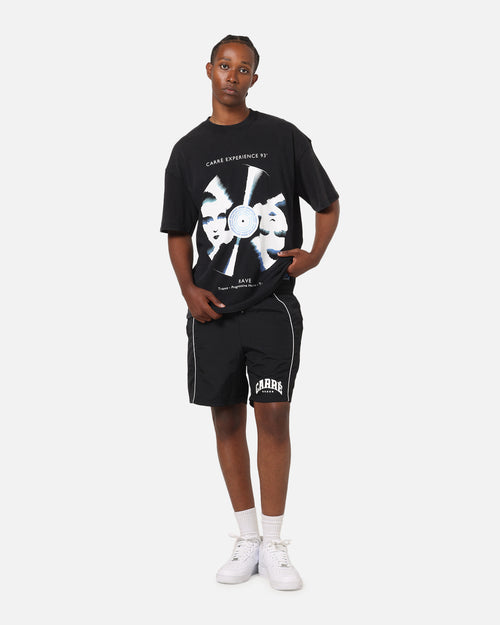 Carre Piped Nylon Shorts Black