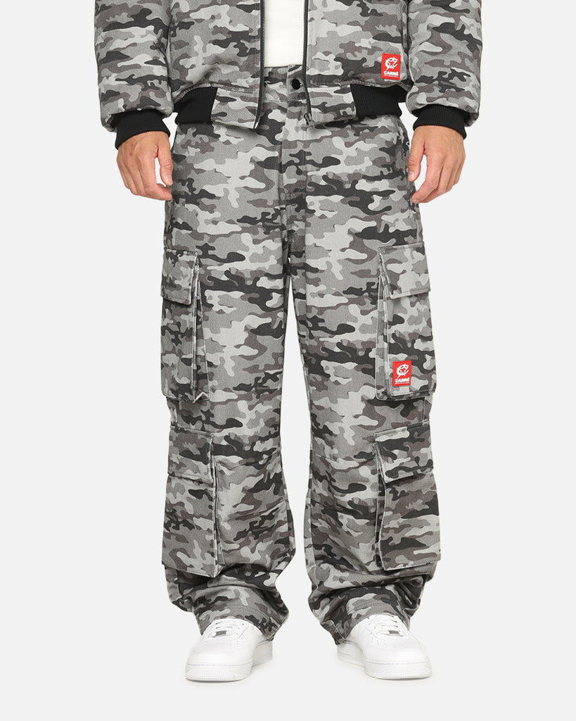 Carre Camo Baggy Pants Black Camo Culture Kings
