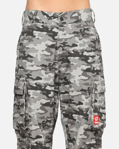 Carre Camo Baggy Pants Black Camo