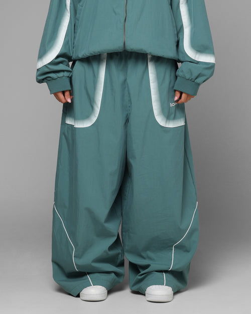 Loiter Spray Day Trackpants Teal