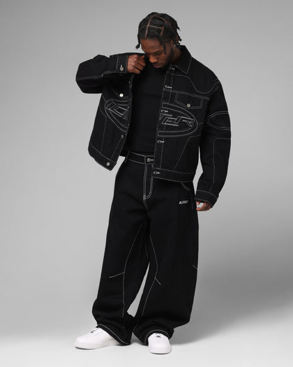 Loiter Biker Raver Jeans Black