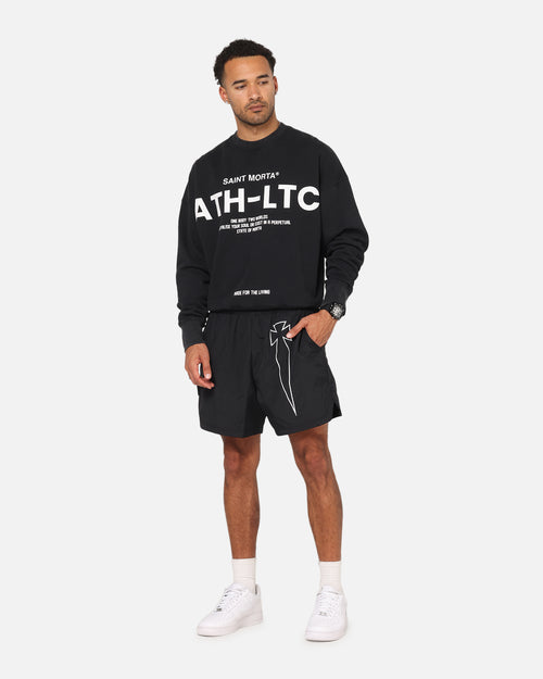 Saint Morta Dagger Sport Beach Shorts Black